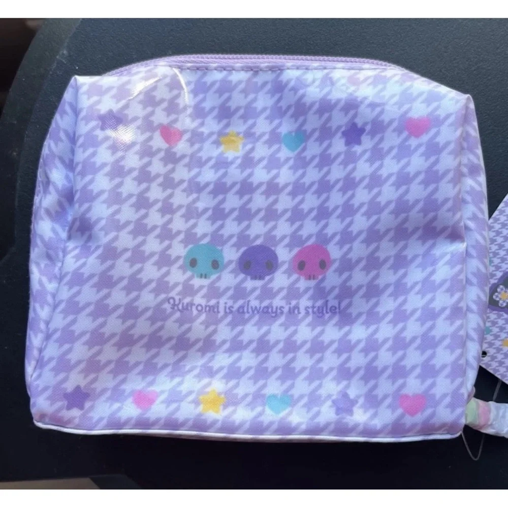 Sanrio Lavender Kuromi Cosmetic Pouch